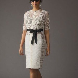 chinese dress ladies In Earnest Official By Byron Lars Strapless Textural Lace Bustier Dres main image 1